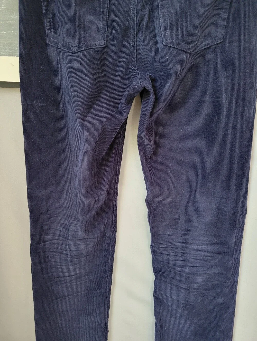 Lands' End Boys Cord 5 Pocket Pants Navy Blue 16